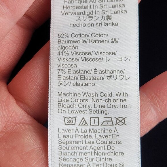 J Crew Pants Womens 8 Navy Blue Kallie Straight Leg High Rise Classic Trousers - Picture 11 of 12